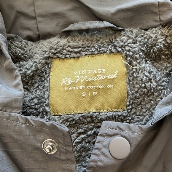 Cotton On Men’s lightweight coat size small, vintage style, worn once - Picture 3 of 5